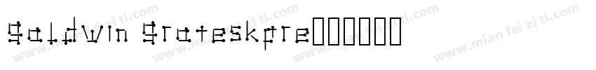 goldwin groteskpre字体转换